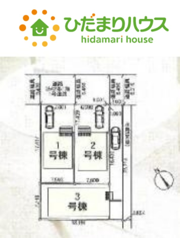 鴻巣市筑波第5　新築一戸建て　クレイドルガーデン　03の区画図