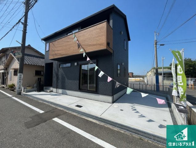 岸和田市岡山町　第1期　新築一戸建ての外観|お客様に長く安心して住んでいだだける事にこだわった家づくり！住んでからのアフターサービスにもしっかりと取り組んでいます！