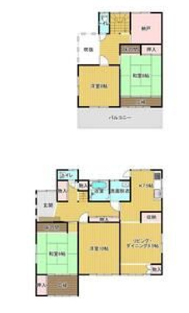 売戸建　小山市羽川の間取り