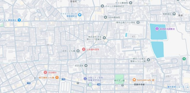 12(土)13(日)現地説明会！◆堺市東区菩提町　全2邸の地図