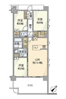 【間取り】 | プラウド朝霞台