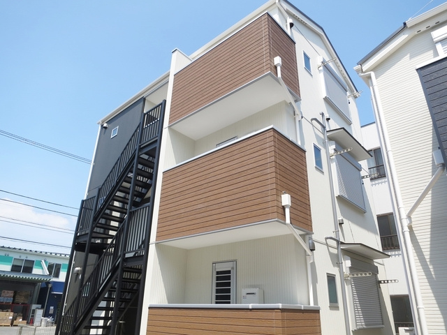 アパートメント新小岩Ａ棟の外観|外観別アングルです。