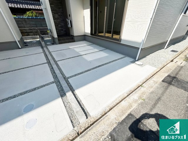 堺市東区菩提町　第1期　新築一戸建ての駐車場|駐車スペース！散水栓があるので、こまめに愛車を洗えます！