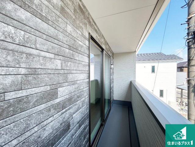 ♦堺市東区菩提町　第1期　新築一戸建てのバルコニー|日当たりのよいバルコニー！お部屋が開放的に！