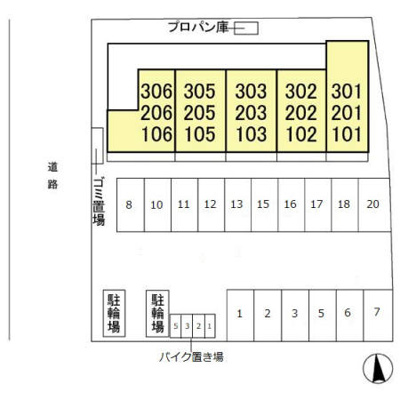 【区画図】 | グランメール南台
