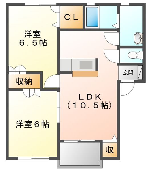 シャトレカタヤマの間取り