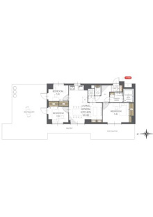 【間取り】ライオンズマンション武蔵境 
