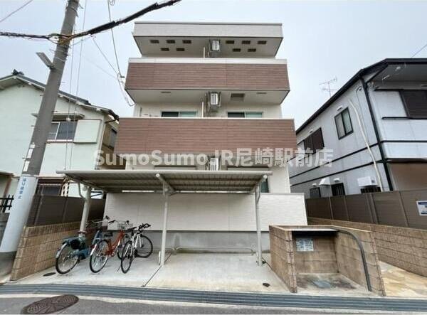 フジパレス塚口Ⅵ番館の外観|外観もきれいです