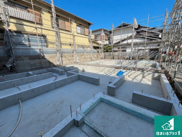 大津市稲葉台　第3期　新築一戸建ての外観|周辺は落ち着いた街並みの住宅地！子育てがしやすい住環境です！まだ未完成ですが、現地でしかわからない事もございます。是非一度ご覧ください。