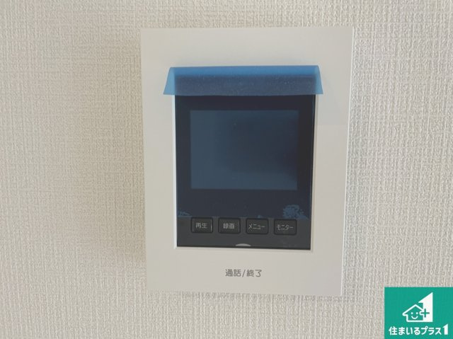 ★大津市稲葉台　全2邸の防犯設備|カラーモニターインターホン！声だけでなく来訪者の姿や顔がモニターで確認できるので、小さなお子様がいらっしゃるご家庭でも安心できます！