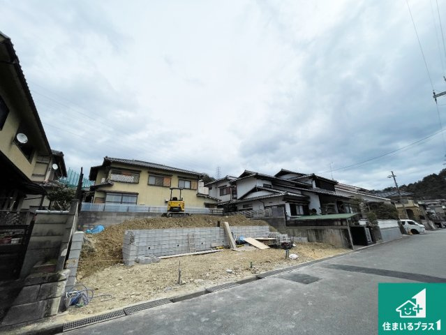 大津市稲葉台　第3期　新築一戸建ての前面道路含む現地写真|周辺は落ち着いた街並みの住宅地！子育てがしやすい住環境です！まだ未完成ですが、現地でしかわからない事もございます。是非一度ご覧ください。