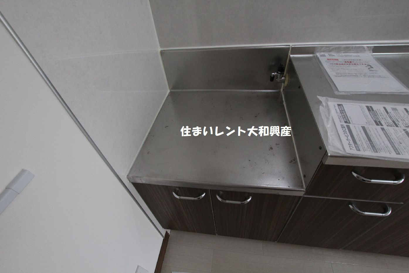 アンフィニ大野Ｂ棟のキッチン