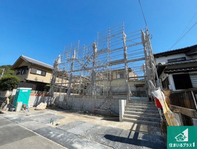 大津市稲葉台　第3期　新築一戸建ての外観|現在の進捗状況です！順調に作業進行中、完成が待ち遠しいです！詳細の間取り等、お気軽にお問い合わせください！