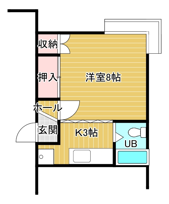遠野市早瀬町３丁目のアパートの間取り