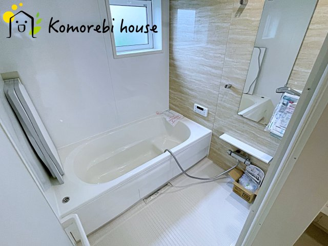 北本市中丸7丁目　新築一戸建て　ブルーミングガーデン　01の浴室|26.6.22　撮影済み