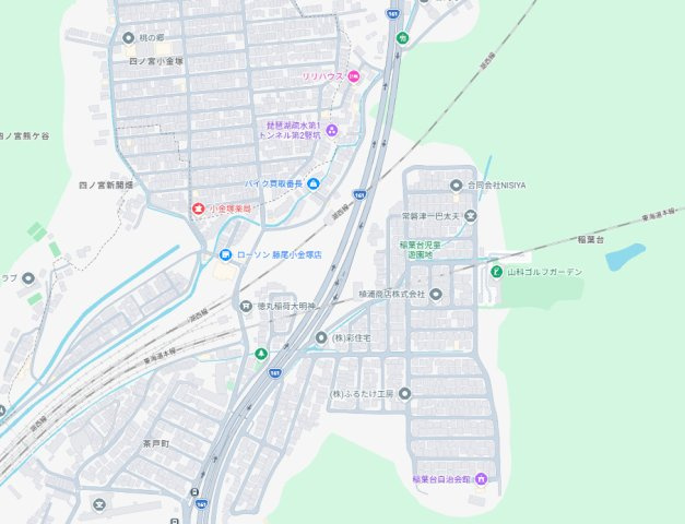 大津市稲葉台　第3期　新築一戸建ての地図
