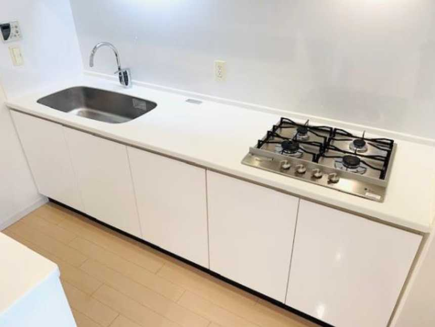 Brilliaist三軒茶屋アイビーテラス　ペット相談　360戸の大型物件　コンシェルジュサービスのキッチン