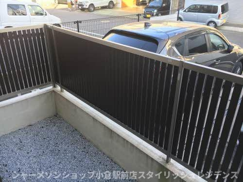 エルカーサ門司港のバルコニー