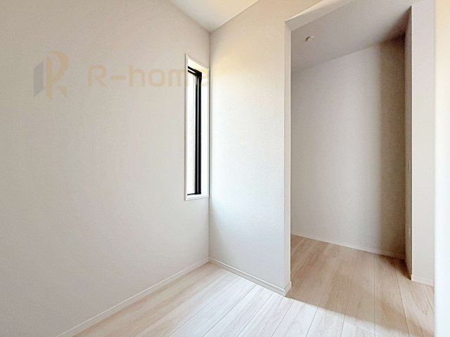 土浦市木田余1期　新築戸建て　3号棟の収納|主寝室にウォークインクローゼット＆フリースペース付き！
