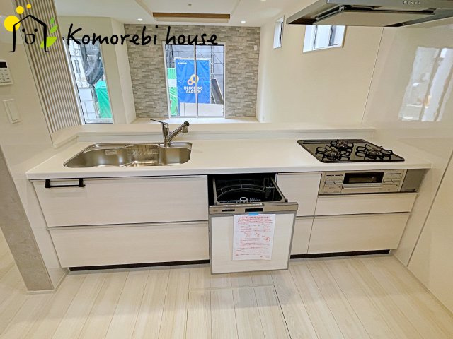 北本市中丸7丁目　新築一戸建て　ブルーミングガーデン　02のキッチン|26.6.22　撮影済み