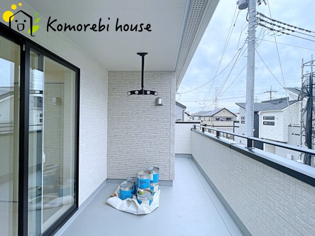 北本市中丸7丁目　新築一戸建て　ブルーミングガーデン　02のバルコニー|26.6.22　撮影済み