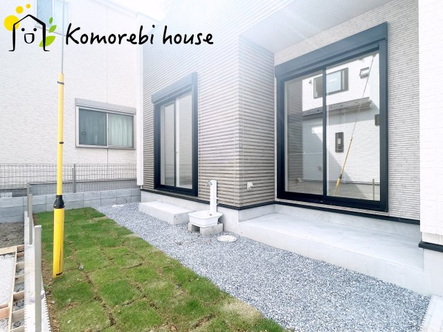 北本市中丸7丁目　新築一戸建て　ブルーミングガーデン　02の庭|7/11撮影