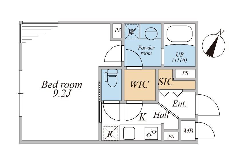 LEGALAND三軒茶屋Southの間取り