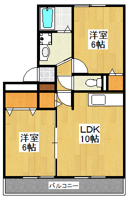 コンフォート嵯峨の間取り
