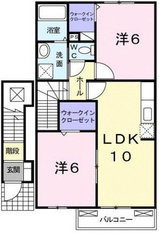 フォーリスト　クスジⅢの間取り