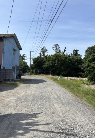 新潟市西区五十嵐一の町の前面道路含む現地写真