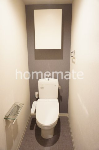 熊本市中央区九品寺２丁目の賃貸マンションのトイレ