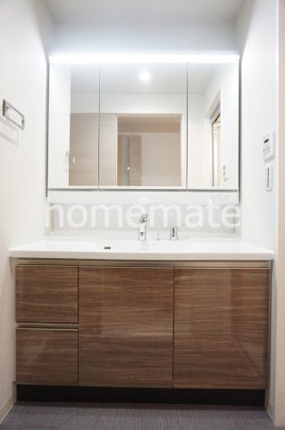 熊本市中央区九品寺２丁目の賃貸マンションの独立洗面台