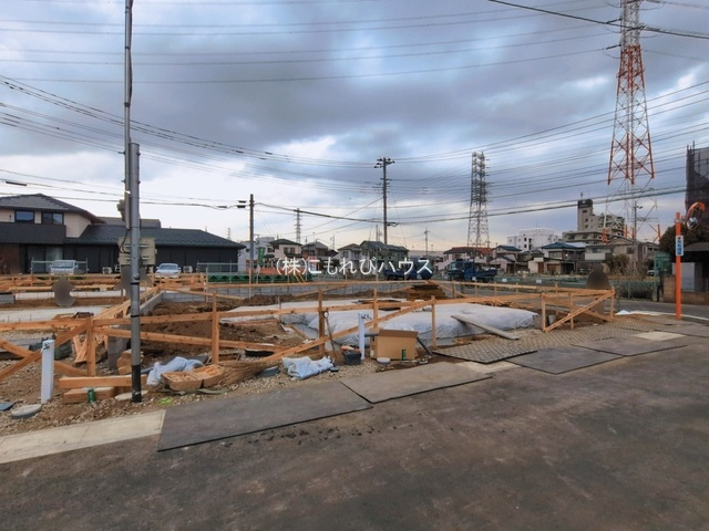 北本市中丸7丁目　新築一戸建て　ブルーミングガーデン　03の外観|撮影：'26/03/18