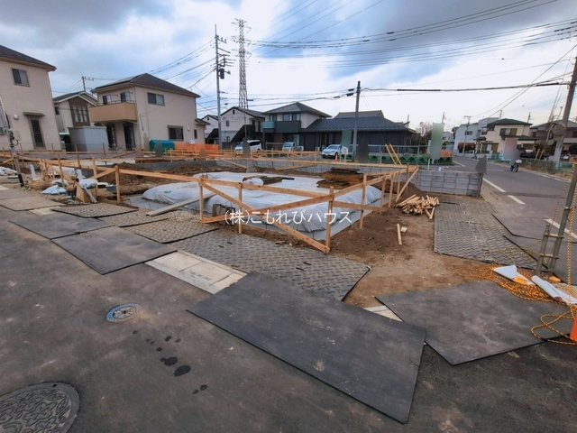 北本市中丸7丁目　新築一戸建て　ブルーミングガーデン　03の駐車場|撮影：'26/03/18