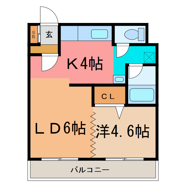 ラフィネの間取り
