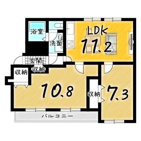 長岡天神ハイツ６棟