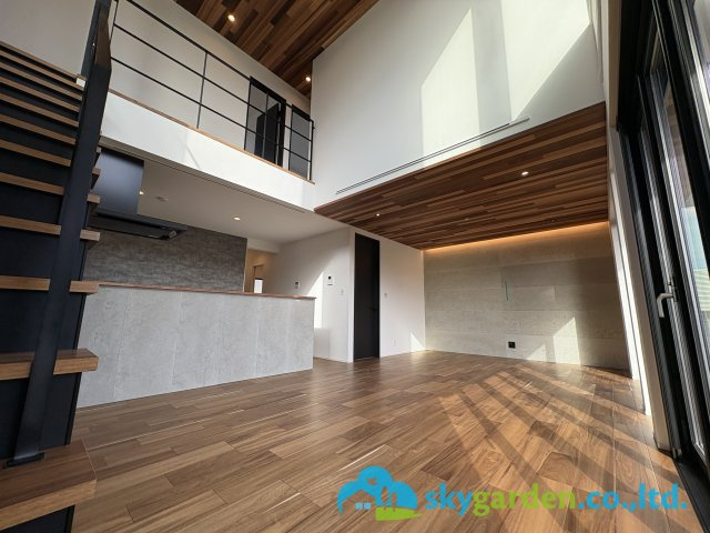 藤沢市片瀬山１丁目　新築戸建　全2号1号棟の居間・リビング