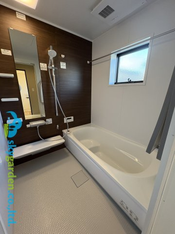 藤沢市片瀬山１丁目　新築戸建　全2号1号棟の浴室|乾燥機能付いてます