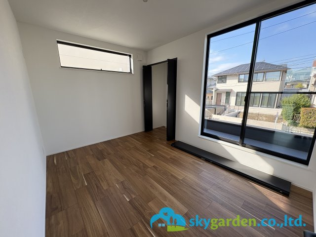 藤沢市片瀬山１丁目　新築戸建　全2号1号棟の寝室|ゆとりの広さです