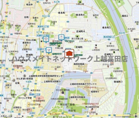 シャーメゾン北城の地図|位置図
