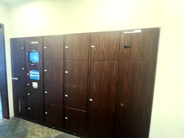 アクロス天神センタープラザのその他共用部分|とても嬉しい宅配ボックス付き！自宅に不在の時も荷物を受け取れるので便利ですよ♪