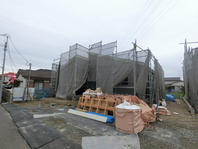佐賀市南佐賀3丁目3期1号棟の外観|建設途中です