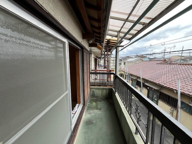 錦織東1丁目戸建のバルコニー