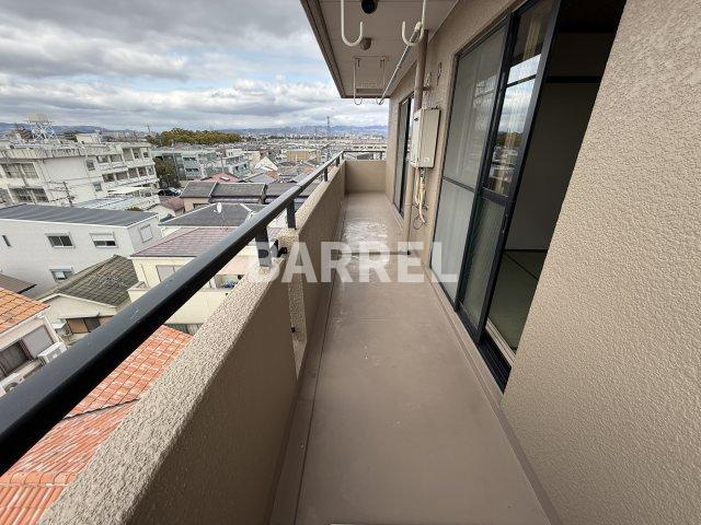 伊丹マンションのバルコニー