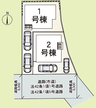 【区画図】 | 那覇市与儀（全2棟）ラスト2号棟 | 2号棟　