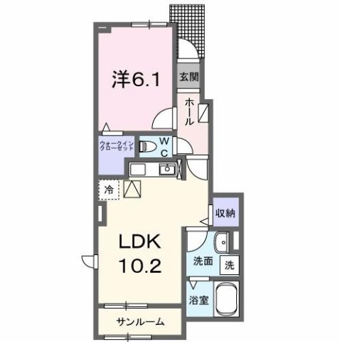 ミナ　タウンの間取り