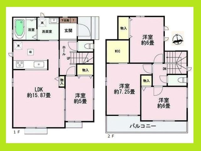 北名古屋市薬師寺山浦の新築一戸建の間取り|◇Ｃ号棟◇