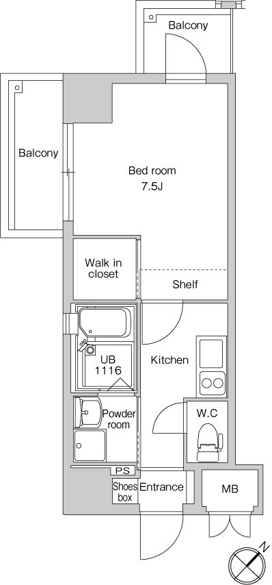 新品家具付きマンション冷泉町29(KaGood福岡)