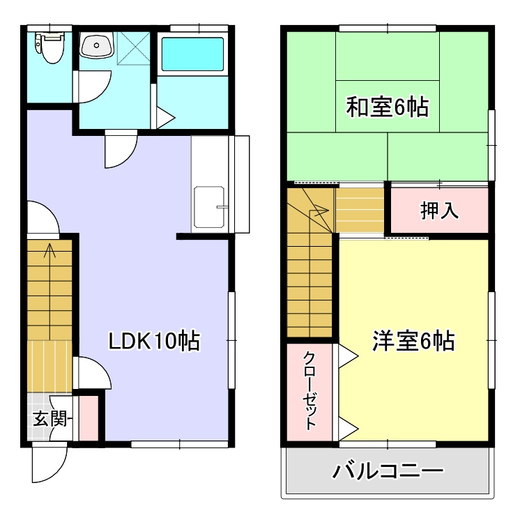 山形ハイツの間取り