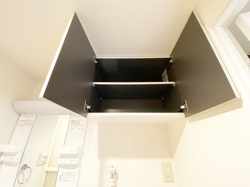 クレシェンド田端の収納|洗濯機上収納です☆